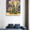The Mother Elephant with Her Cub - Image 3